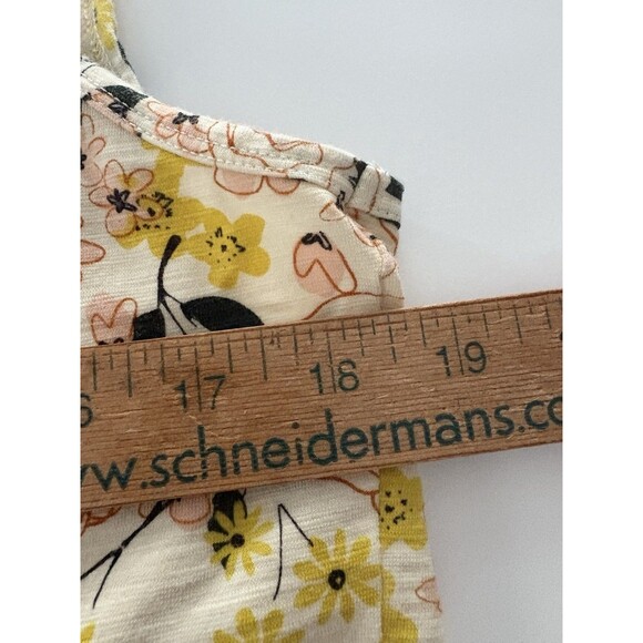 Duluth Trading Co Maxi Dress Womens L Yellow Floral Prairie To ‘n’ Flow High Low - Picture 12 of 15